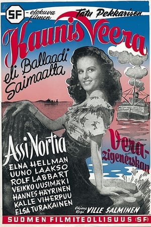 Poster Kaunis Veera eli ballaadi Saimaalta 1950