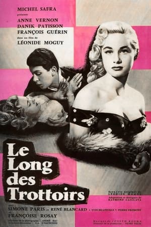 Poster Le long des trottoirs 1956