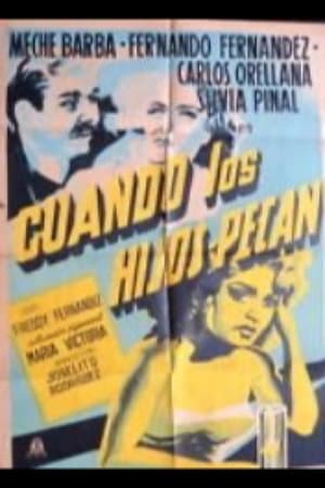 Poster Cuando los hijos pecan 1952