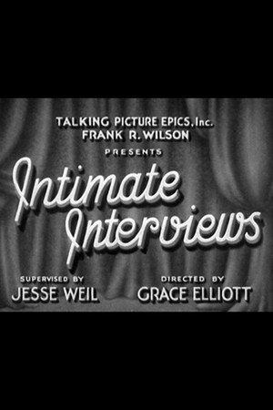 Intimate Interviews: Walter Huston 2
