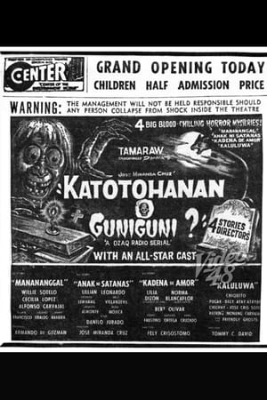 Poster Katotohanan o guniguni? (1960)