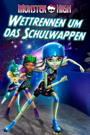 Poster Monster High - Wettrennen um das Schulwappen 2012