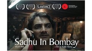 Sadhu in Bombay backdrop