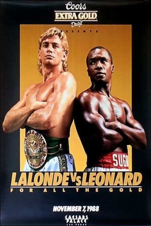 Poster Sugar Ray Leonard vs. Donny Lalonde 1988