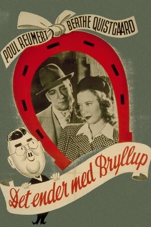 Poster Det ender med bryllup 1943