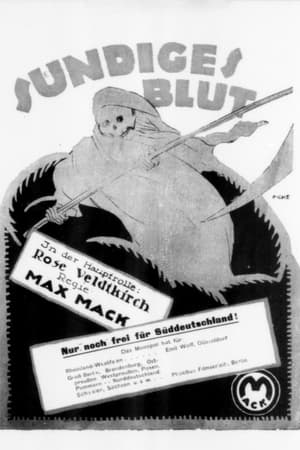 Poster Sündiges Blut (1919)