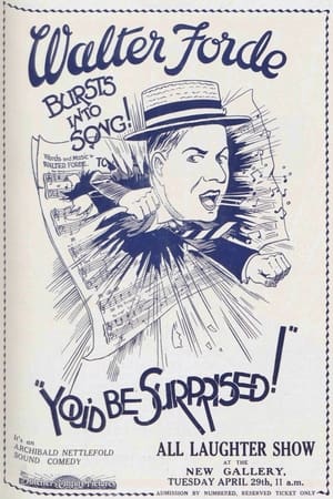 Poster You'd Be Surprised! (1930)