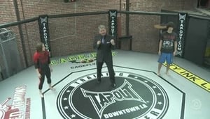 Tosh.0 MMA Girl Chokes Out Guy (Rematch)