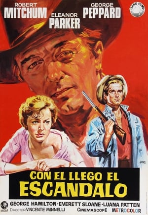 Poster Con él llegó el escándalo 1960