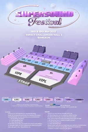 Poster 2023 Super Sound Festival in Bangkok 2023