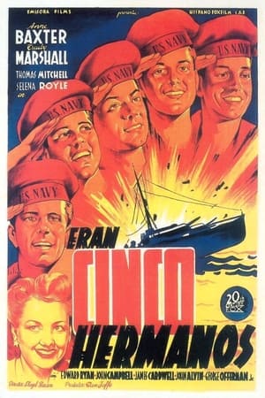 Poster Eran cinco hermanos 1944