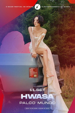 Hwasa - Rock In Rio 2026 poster