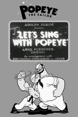 Poster Let's Sing with Popeye (1934)