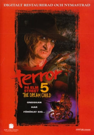 Poster Terror på Elm Street 5 - The Dream Child 1989