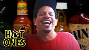 Hot Ones Eric André Enters a Fugue State While Eating Spicy Wings