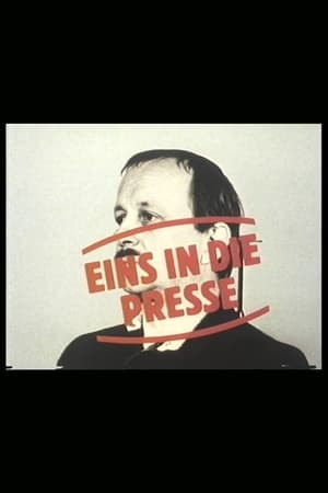 Poster Eins in die Presse - Der Fotograf Günter Zint (1989)