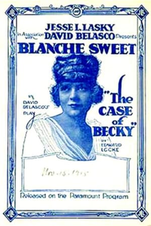 Poster The Case of Becky (1915)