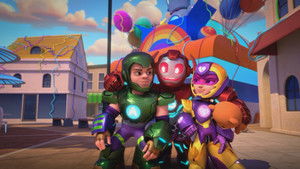 Still from The Iron Friends Vs. The Iron Fiends