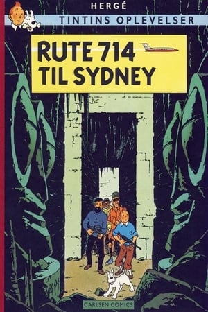 Poster Tintins oplevelser - Rute 714 til Sydney 1992