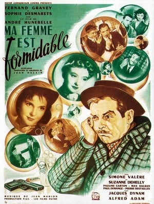 Poster Ma femme est formidable 1951