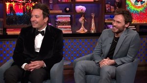 Sam Claflin and Jimmy Fallon