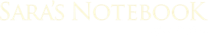 Sara's Notebook — Logos 3