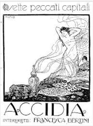 Poster L'accidia (1919)