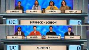 University Challenge Birkbeck v Sheffield