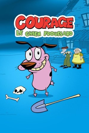 Image Courage, le chien froussard