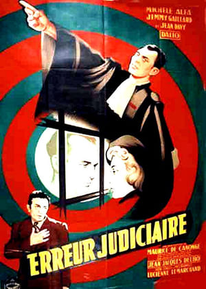 Poster Judicial Error (1948)