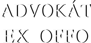 Advokát ex offo — Logos 1