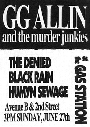 Poster GG Allin: Live at the Gas Station (1993)