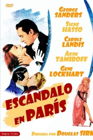 Poster Escándalo en París 1946