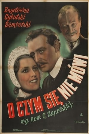 Poster O czym sie nie mówi... (1939)