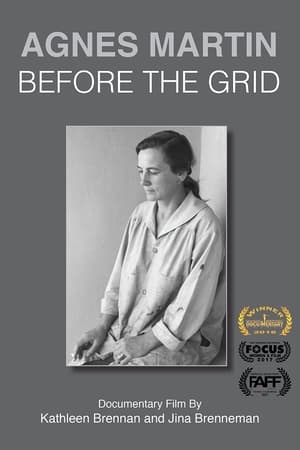 Poster Agnes Martin Before the Grid 2016