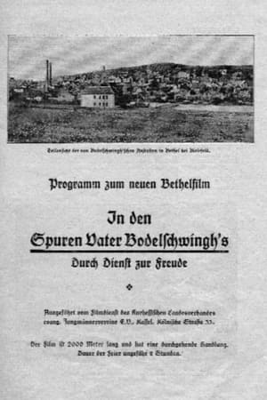 Poster In den Spuren Vater Bodelschwinghs (1931)