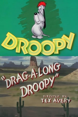 Poster Drag-A-Long Droopy 1954