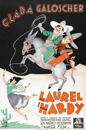 Poster Glada galoscher 1937