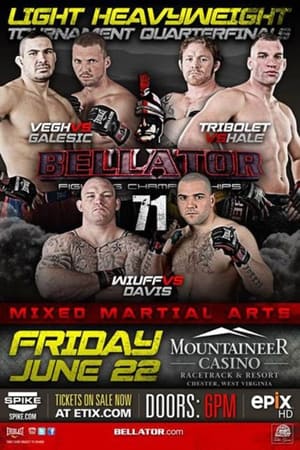 Bellator 71 poster