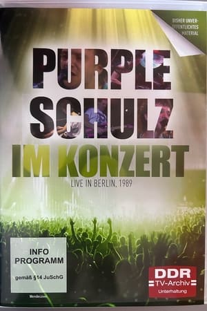 Poster Purple Schulz im Konzert (1989)