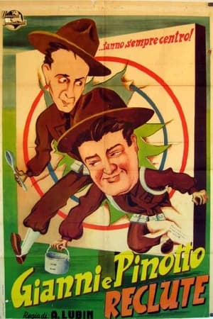 Poster Gianni e Pinotto reclute 1941