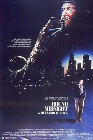 Poster Round Midnight - A mezzanotte circa 1986