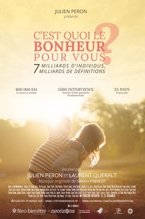 Poster C'est quoi le bonheur pour vous? 2017