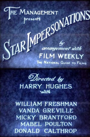 Poster Star Impersonations (1930)