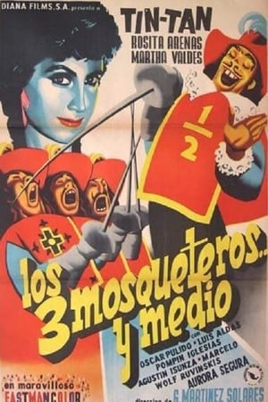 Poster Los tres mosqueteros y medio 1957