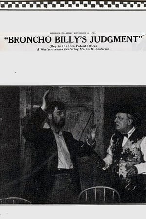 Poster Broncho Billy's Judgment (1914)