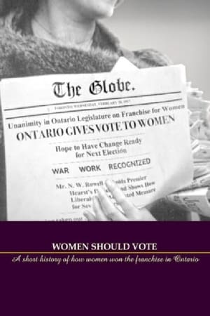 Poster Women Should Vote: A short history of how women won the franchise in Ontario 2024