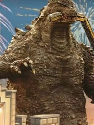 Poster Godzilla le manège : la bataille ultime des monstres géants 2021