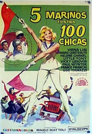 Poster Cinco marinos contra cien chicas 1961