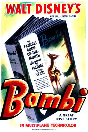 Постер мультфильма «Бемби (1942)» — (16 из 120)